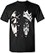 Graphic T-shirts Hip Hop Legend Tupac Biggie Rappers Face (2X-large)