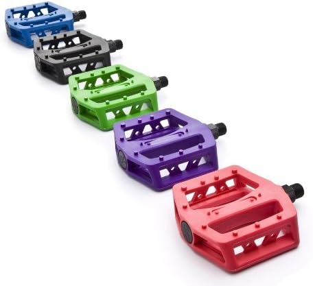 Big Roc 57PCK745GN Bike Pedal, 100 x 105mm, 9/16" Green Steel Nylon