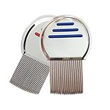 2 Pcs Stainless Steel Hair Dandruff Comb