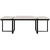 Uttermost Triple Cloud - Bench-20.75 Inches Tall and 60 Inches Wide