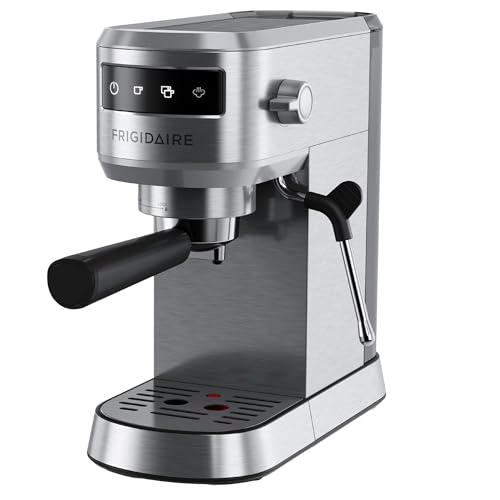 Frigidaire Steam Espresso Maker, Coffee Machine with Milk Frother & Cup Warmer,…