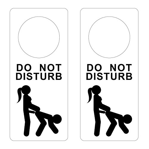 Funny Femdom Dominatrix Strapon Pegging Do Not Disturb Door Sign