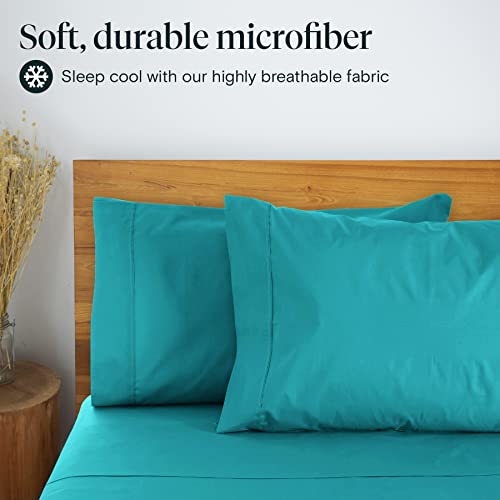 6 PC Sheet Set Sheets Deep Pockets 18" Eco Friendly Wrinkle