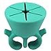 Wearable Nail Polish Holder, Travel-Size Silicone Nail Polish Stand for No-Mess Application! (1 Piece) (Ocean Teal)