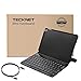 iPad Air 2 Keyboard Case, TeckNet Ultra-Slim Folio Wireless Bluetooth Keyboard for Apple iPad Air 2nd Generation with Auto Sleep / Wake, Comfortable Keys, 360 Degree Rotation, Adjustable Angle