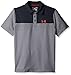Under Armour Boys' Match Play Blocked Polo, Graphite (040)/Risk Red, Youth Medium