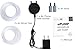 COLLAR Aquarium Air Pump - Quiet Air Pump - Fish Tank Air Pump - Fish Oxygen Air Pump Accessories Silicone Tubing Air Stone Aquarium Kit Aquarium up to 50 Gallons Apump Maxi Plus (2 outlets USA)
