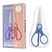 Premium Safety Portable Cutter - Ceramic Scissors Healthy Baby Food Scissors(1 Pack)