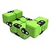 OCTOCUBE Infinity Cube Fidget Toy LIMITED EDITION - Cool Gadget for Kids, Adults - Prime Sensory Infinite Stress Relief | Prime Pressure Reduction for ADHD, Autism, Quit Smoking - GREEN RUBBER COATED