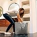 CleverMade Collapsible Laundry Tote, Large Foldable Clothes Hamper Bag, LaundryCaddy CarryAll XL Pop Up Storage Basket with Handles, Grey