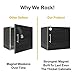 SKYLA HOMES Magnetic Cabinet Locks Baby Proofing Child Safety - The Safest Quickest and Easiest Multi-Purpose 3M Adhesive Child Proof Latches, No Screws or Tools Needed (10 Pack)