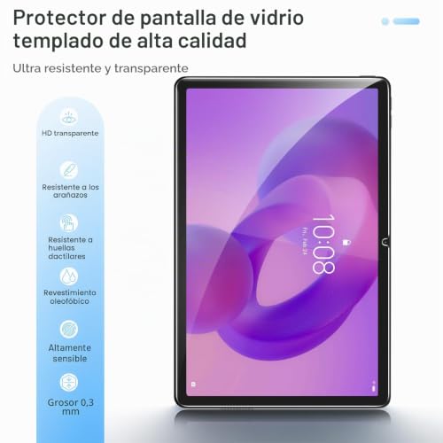 Gerutek [2 Pieces Screen Protector for Lenovo Idea Tab 11 inch 2025/Tab M11/Tab K11, (TB-336FU/336ZU/330FU/331FC), 9H, Anti-Scratch, Anti-Fingerprint, Bubble-Free, Tempered Glass for Lenovo idea tab 11