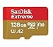 SanDisk 128GB Micro SDXC Extreme Memory Card Works with GoPro Hero 7 Black, Silver, Hero7 White UHS-1 U3 A2 with (1) Everything But Stromboli (TM) Micro Card Reader