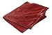 Lewis N. Clark Microplush Blanket, Burgundy, One Size