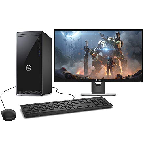 2019 Latest Dell Inspiron 3000 3670 Mini Tower Desktop Computer 9th Gen Intel i5 9400 2.9GHz 8G RAM 1TB HDD Intel UHD Graphics 630 Win 10 Home + Dell 27″ FHD 75Hz IPS Gaming Monitor Bundle