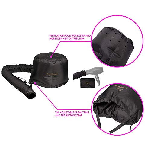Bonnet-Hood-Hair-Dryer-Attachment-by-Granteva-Relax-Speeds-Up-Drying-Time-at-Home-Easy-to-Use-for-Styling-Curling-and-Deep-Conditioning-Soft-Adjustable-Fits-to-All-Small-or-Big-Heads-Rollers