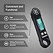 Instant Read Meat Thermometer,Brinonac Digital Oven Food Thermometer with Backlight and Calibration for Smoker,Kitchen,Outdoor Cooking and BBQ Grill-Black