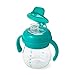 OXO Tot Transitions Soft Spout Sippy Cup with Removable Handles, Teal, 6 Ounce