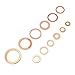 Baban 280 Pcs Flat Ring Copper Washer Assortment Flat Washers Kit 12 Size Types