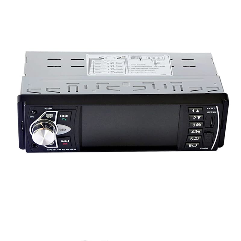 Unifizz Bluetooth Car Stereo GPS Navigator 4.1 Inch Screen 1 Din FM AM Car Radio Touch MP5 Display with USB