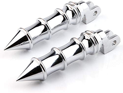 Oyocycle Motorcycle 1 Pair Foot Peg Footpegs Aluminum Anti Vibration Footrests for Harley Davidson Touring Electra Glide Softail & Dyna