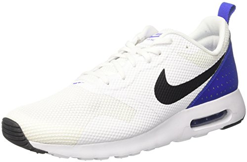 NIKE air Max Tavas Mens Running Trainers 705149 Sneakers Shoes (US 12, White Black Paramount Blue 104)