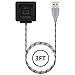 Henoda Replacement USB Cable for Fitbit Blaze Smart Watch (1PCS Black Gray Charger)