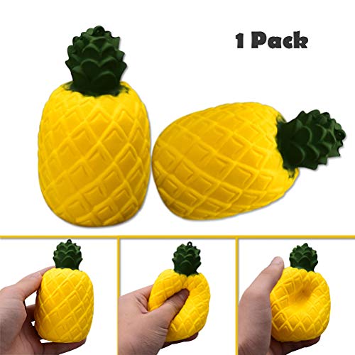 40 Of The Best Pineapple Gifts Squishy Pineapple, Slow Rising Kawaii Pineapple Toy Stress Relief with Sweet Scented for Collection Gift By Shellvcase (1PC )