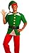 Forum Novelties Unisex Adult Jolly Elf Costume Kit, Green/Red, One Size