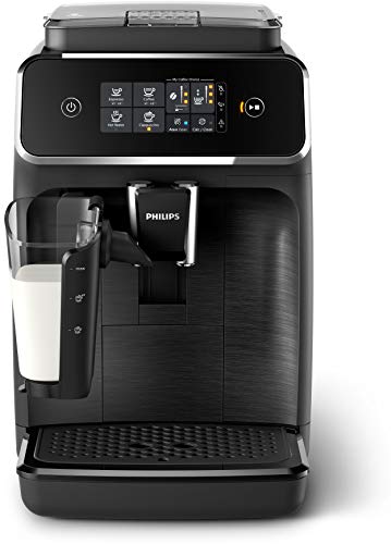 Philips 2200 Series Fully Automatic Espresso Machine w/Lattego, EP2230/14, Black