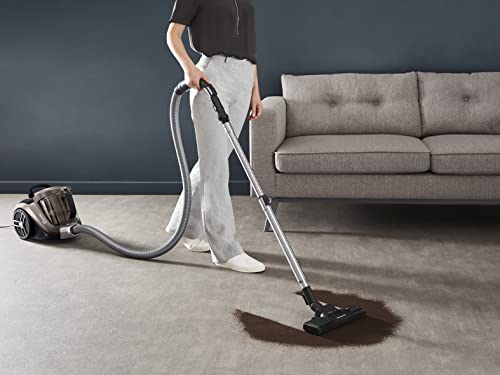 Compact Power XXL Aspirapolvere Senza Sacco, Capacità 2.5 Litri, Potenza 900 W, Design Compatto, Sistema di Filtraggio a 3 Livelli, Aspirapolvere Potente, Facile da Pulire, 2 accessori,RO4B50