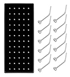 FUNRUN 60pcs 22G Stainless Steel Crystals Piercing Jewelry Nose Studs Rings Pins White Color Box Set L Shape