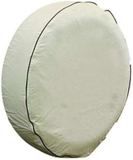 Camco 45358 Vinyl RV Spare Tire Cover (24 inches , off-white)