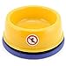 4UtoShop DYL No Ant Pet Bowl SizeM/L (8oz/24Oz) Plastic with Non-Skid Rubber and Unique Design Moat Suitable for Puppy Small Sized Dogs and Cats (M, Yellow)