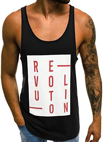 BaZhaHei Mens Vest Top Gym Fitness Bodybuilding Stringer Tank Top Workout Sleeveless Shirts Breathable Quick Dry Running Athletic T-Shirt Beige