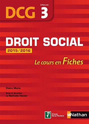 Droit social 2015/2016 DCG by (Paperback)