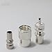 Ancable Silver UHF/PL-259 Male Solder Coax Connector for 50ohm Low Loss RG-8x RG-213 RG-214 9913 RF Cable Pack of 5