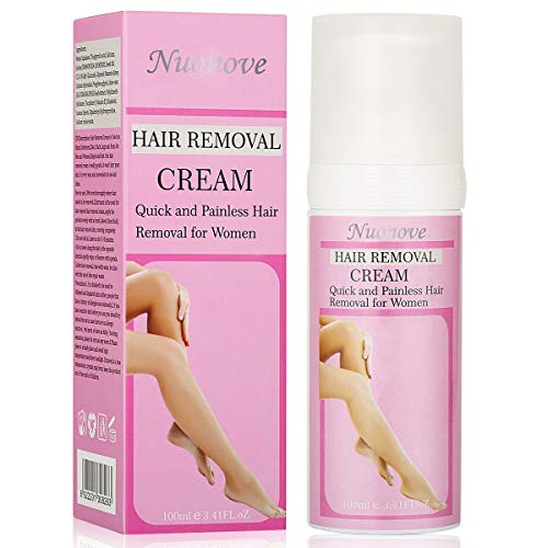 Hair Removal Cream for Women, Hair Depilatory Cream, Face Hair Removal Cream, Natural Painless Permanent Thick Hair Removal Cream, Used on Underarm,Chest, Back, Legs and Arms for Women, 100ml