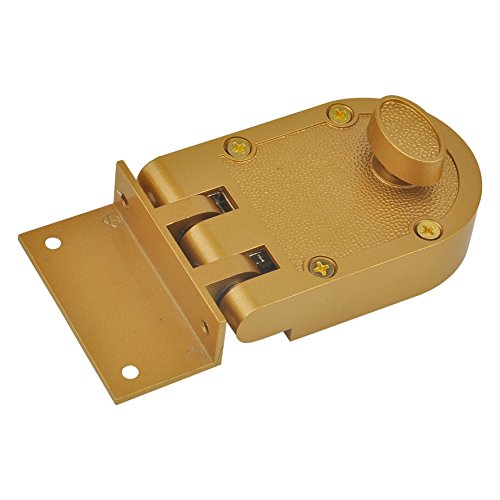 SUMBIN Jimmy Proof Deadbolt,Single Cylinder Rim Door Locks With Keyed