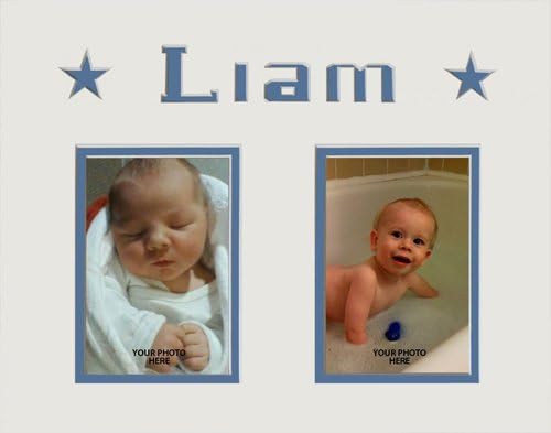 Personalized Boy Name Liam Photo Mat Wall Decor Keepsake Gift Made in the USA