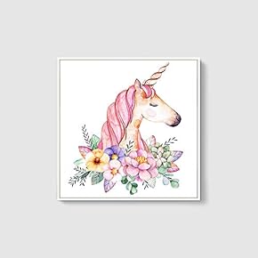 Framed Canvas Wall Art for Living Room, Bedroom Cute Animal Theme Canvas Prints for Home Decoration Ready to Hang - 16x16 inches