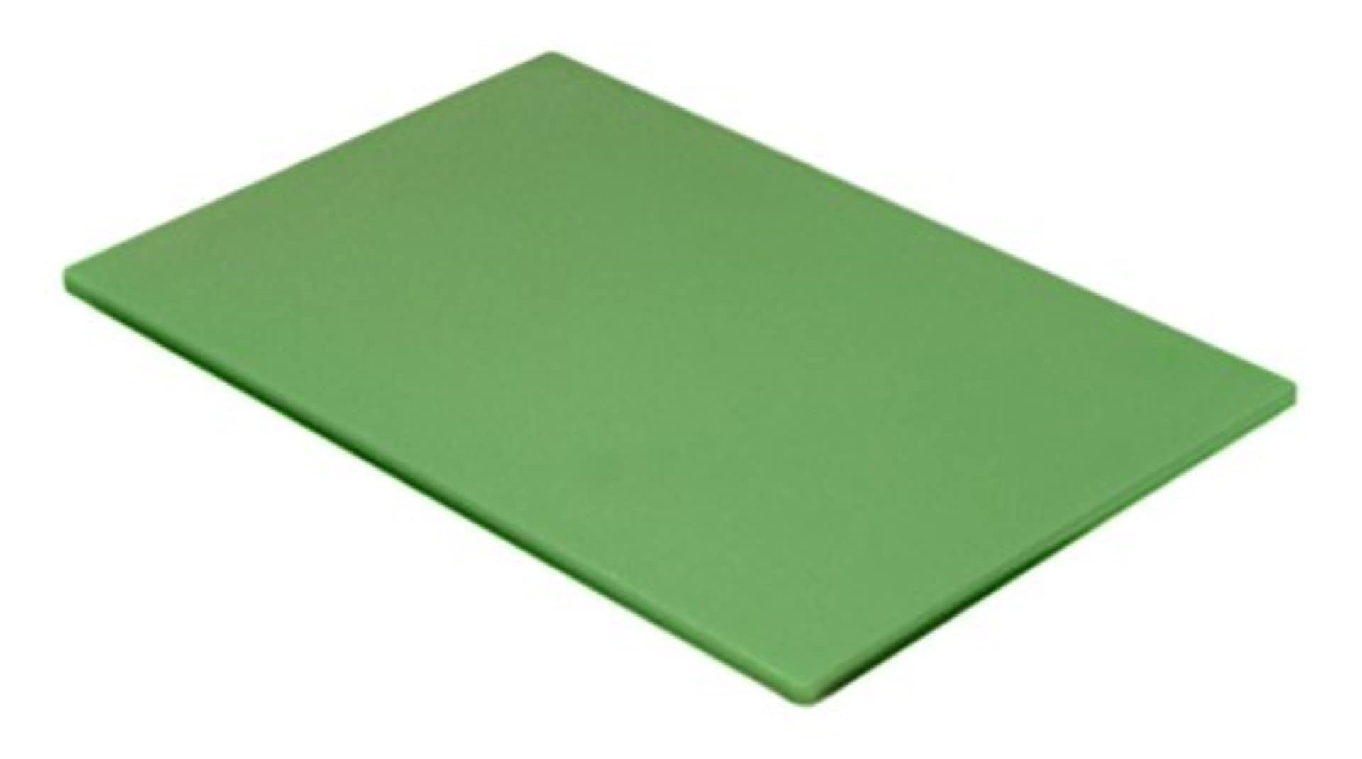 Genware G1812 LDPE Polyethylene Cutting Board, Green, 18 inches Length, 12 inches Width, 0.5 inches Height