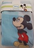 Disney Mickey Mouse Printed Fleece Blanket, Blue, Style #82425