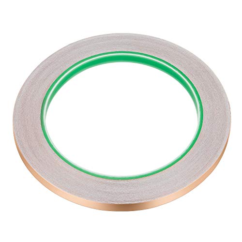 1/4inch Conductive Adhesive, Favordrory Copper Foil Tape with Conductive Adhesive for EMI Shielding, Slug Repellent, Paper Circuits, Electrical Repairs, Grounding, 4 Pack - Thumbnail 4