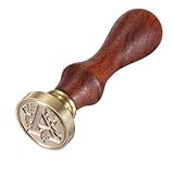 Yonger 26 letter A-Z Alphabet Initial Assorted Color Vintage Retro Classic Sealing Wax Seal Stamp for DIY Scrapbooking Card Making Wedding Decoration Light