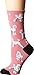 Socksmith Oodles Of Poodles Pink 9-11 (Women's Shoe Sizes 5-10.5)