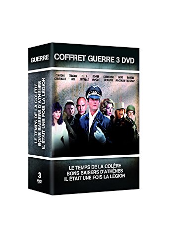 Coffret Guerre 3 Films : Le Temps De La Colère + Bons Baisers D'athènes + Il Était Une Fois La Légion - Pack