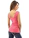 PattyBoutik Women's Scoop Neck Ruched Tank Top
