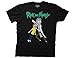 Ripple Junction Rick & Morty Eyes Open Adult T-Shirt 3XL Black