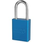 American Lock A1106BLU Padlock, Aluminum, Blue